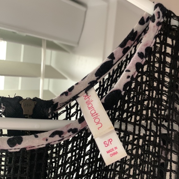 Cheetah print dress with net/lace upper bust - Picture 3 of 4